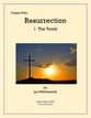 Resurrection: I The Tomb Organ sheet music cover